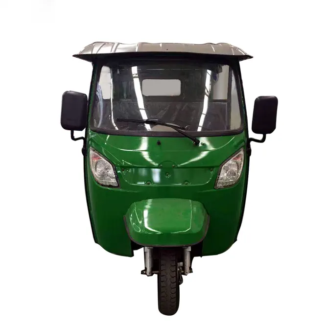 Bajaj Taxi Motor Tricycle 3-Wheel Gasoline Passenger Trike 200cc 250cc 300cc Motorcycle