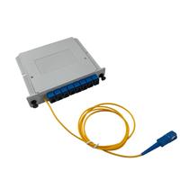 Répartiteur PLC 1x8 LGX Box Slot FTTH 1:8 Type Cassette SC Plug-in PON CATV Répartiteur Optique Passif en Fibre