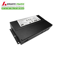 UL cUL 5 en 1 variable réglable tension constante 12v 24v pilote led haute puissance 300w alimentation à découpage 277Vac