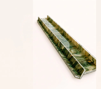 Support de tuiles de mahjong en acrylique marbré vert, plateau à dossier ondulé, support de mahjong en résine de luxe, accent doré, accessoire de jeu haut de gamme