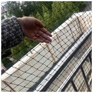 רשת בטיחות חתול ניילון עמיד עם חוט פלדה מחוזק שירות חיתוך של יצרן עבור מרפסת חתול פלסטיק מרפסת - Product Image 6