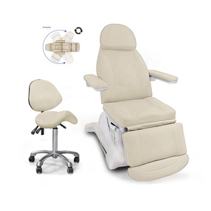 Sillón de Tratamiento Eléctrico Multifuncional de Lujo con Rotación de 360 Grados, Cama de Spa para Salón de Belleza, Cama de Belleza Eléctrica Suave para Tratamientos Faciales - Product Image 1