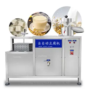 Fabrik Großhandels preis automatische Tufo und Sojamilch Maschine elektrische Bohnen quark Maschine Tofu und Sojamilch Maschine Preis