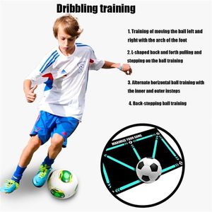 Tapete de Entrenamiento de Fútbol Ovalado Contemporáneo con Patrón Impreso en PU Suave de 2.5mm de Grosor Extra, con Base Antideslizante para Uso en Casa y Viajes - Product Image 6