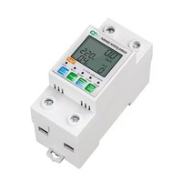 Tuya zigbee sans fil intelligent intelligent iot numérique lumière électrique énergie watt compteur de consommation d'énergie AC 80A kwh avec écran lcd