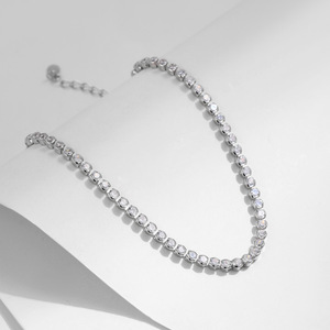 Pulsera Fina de Plata de Ley S925 con Circonitas Completas, Diseño Tenis, para Mujer, Lujo, Versátil, Ajustable, Joyería de Muñeca, Venta Caliente 2026 - Product Image 3