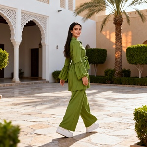 Nuevo Diseño Estilo Dubái, Vestido Largo de Tela de Alta Calidad, Modesto y Elegante con Lentejuelas, Abaya para Mujeres Musulmanas, Proveedor - Product Image 4