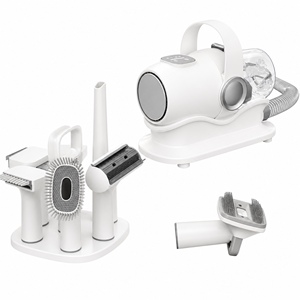 Kit de Soplador Inalámbrico de Plástico para el Cuidado de Mascotas, 90W, 12kPa de Succión, Cepillo Manual para Eliminar el Pelo de Gatos en una Sola Pasada, S-9730 - Product Image 2