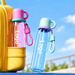 750ml PC Plastic Water Bottle New Trendy Minimalist Transparent Portable Leak-proof Cute Student <b>Travel</b> <b>Cup</b> Hot Sale OEM ODM - Product Image 2