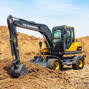 Excavadora Hidráulica de Ruedas, Excavadora Agrícola con Accesorios en Venta en Malasia - Product Image 6