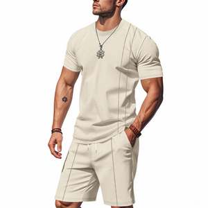 Ensemble T-shirt et short cargo pour homme, imprimé, décontracté, écologique, idéal pour la gym, la course, la plage, le basketball et les activités sportives en extérieur - Product Image 5
