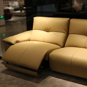 Modern Living Room Smart <b>Reclining</b> <b>Leather</b> Lazy Custom Color Multifunctional Convertible Bed Bedroom Villa IDS-024 Lazy Boy Recl - Product Image 2