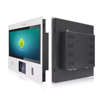 13.3 Inch Android win10 Rk3399 Lcd Capacitive Touchscreen Monitor Panel Pc With Fingerprint Qr Code Scanner Ic/Id Reader Camera