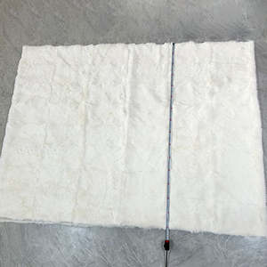 Özel Boyutlu Tavşan Kürkü Battaniyesi, Etik Çekimden Elde Edilen Patchwork Hayvan Derisi, Ev Dekorasyonu ve Konfor İçin Ultra Yumuşak - Product Image 4