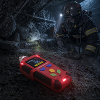 Détecteur de gaz sulfure d'hydrogène portable pour la sécurité industrielle, alarme de fuite H2S, son, lumière, vibration, aspiration par pompe, moniteur LCD