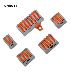 Free Sample Quick Wire Connector Lever Nuts Terminal Household Electric Wiring Crimp Fast Connector 2/3 Pin Wire Joint Connector