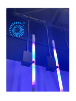 L'étape tournante a mené le tube cinétique Dmx de lumière de DJ