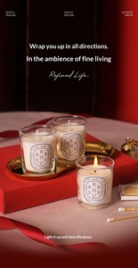 Freesia scented <b>candle</b> indoor household long-lasting niche bedroom high-end <b>small</b> scented <b>candle</b> souvenir - Product Image 3