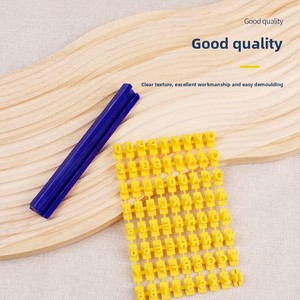 Hot-Selling Cross-Border Creative Artificial Biscuit Mold English Alphanumeric Symbol Seal Movable Type Made of Durable <b>Plastic</b> - Product Image 3