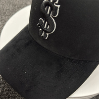 Casquette à 5 panneaux avec logo privé brodé, étiquette personnalisée, cadre, snapback, deux tons, chapeaux en daim personnalisés, casquettes de baseball