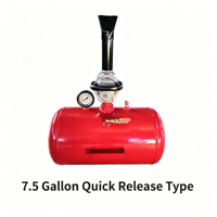 Réservoir de gonflage d'air haute pression AUTO haute Performance 7.5 gallons jaune pour voiture