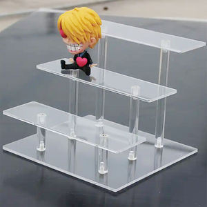 Support d'affichage portable personnalisé en acrylique transparent <span class=keywords><strong>à</strong></span> 2/3/4 niveaux, supports <span class=keywords><strong>à</strong></span> cupcakes multi-niveaux avec pieds, pour desserts, <span class=keywords><strong>bijoux</strong></span>, figurines - Product Image 6