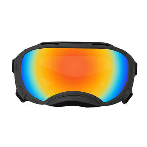 Lunettes de soleil écologiques à motif uni pour grands chiens, protection UV, coupe-vent, anti-sable, monture en TPU, verres en PC, utilisation toutes saisons - Product Image 1