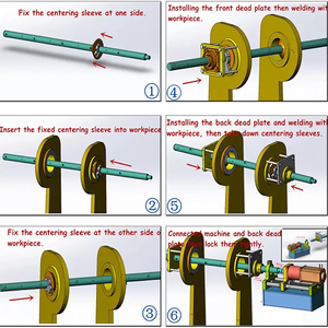 220V/380V Portable Boring <strong>Machine</strong> / 45-260mm Electric Line Boring and Welding <strong>Machine</strong> on Sale - Product Image 5