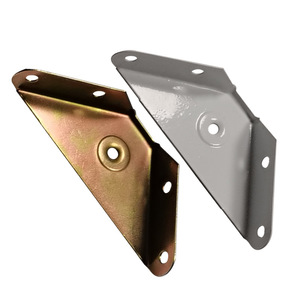 L-Shaped Right Angle Brackets Stainless Steel Zinc Alloy Nickel Plated Cabinet <b>Wardrobe</b> Support Connectors Durable Hardware - Product Image 5