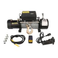 Pequeño tambor eléctrico para cabrestante de vehículos todoterreno, cabrestante hidráulico con eslinga de cadena, motor de 220 V para automóvil y tractor