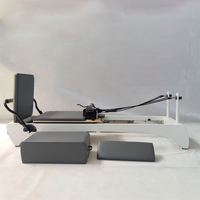 Reformer Pilates en alliage d'aluminium et érable durable, professionnel, réglable, pour la gym et la remise en forme à domicile (vente en gros)