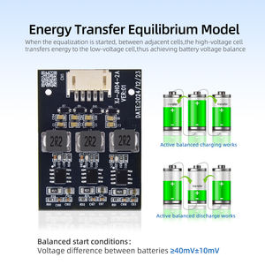 XJ 액티브 밸런싱 4S 5S 8S 16S 24S 2A 유도 이퀄라이저 보드 액티브 밸런서 LFP <span class=keywords><strong>LifePO4</strong></span> Lipo NMC 리튬 이온 리튬 배터리 - Product Image 3