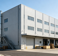 Bâtiment en structure acier préfabriquée sur mesure, robuste, certifié ASTM, soudable, multi-étages, résistant aux vents de 200 km/h