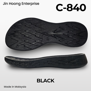 Chaussures pour femmes Jin Hoong [C-840] en PVC noir, légères, confortables, avec semelle extérieure durable et antidérapante - Product Image 3