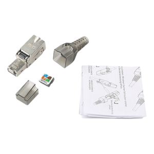 Produit vendu à chaud <span class=keywords><strong>catégorie</strong></span> <span class=keywords><strong>6</strong></span> 8p8c câble Ethernet Gigabit <span class=keywords><strong>RJ45</strong></span> CAT6 câble réseau <span class=keywords><strong>connecteur</strong></span> blindé en métal - Product Image 3