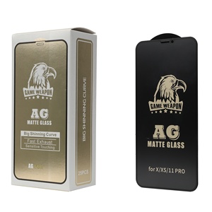 AG 0.4mm trung bình nhôm 150C lớn ARC Tempered Glass bảo vệ màn hình Matte cho Iphone XS Max x 13 14 16 điện thoại di động - Product Image 3