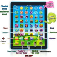 Tableta Educativa STELLAR PATH para Niños, Pantalla Táctil de Plástico ABS, Multifuncional, Mini Juguete de Aprendizaje para Edades de 2 a 7 Años, con Batería