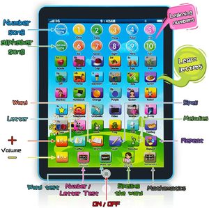 Wholesale Children's Educational Plastic Tablet Touch Screen Multifunctional Mini <b>Learning</b> Toy for Ages 2-7 Battery Operated - Product Image 3