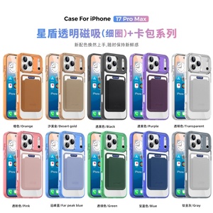 Funda Magnética Transparente para Teléfono Móvil, Compatible con iPhone 17, 11, 12, 13 Pro Max, 14, 15, 16 Plus, 17 Air, con Ranura para Tarjetas, Antigolpes - Product Image 2