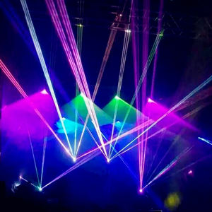 12W a todo color RGB luz láser luces <span class=keywords><strong>de</strong></span> escenario Dj Disco bar Club Show evento Fiesta alquiler venta al por mayor ventas - Product Image 6