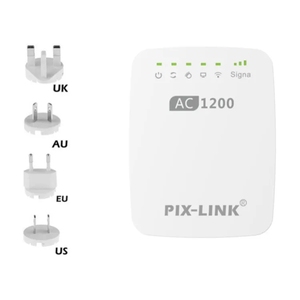 <span class=keywords><strong>Pix</strong></span> <span class=keywords><strong>Link</strong></span> Dual Band ไร้สาย1200Mbps WLAN Repeater WPS WIFI 2km ระยะยาว Repeater WiFi repeater ระบบกล้องพลังงานแสงอาทิตย์ - Product Image 2