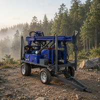 Offre Spéciale Foreuse de carottage diesel sur chenilles FEIYANG JDL-280L, profondeur 280m, diamètre de forage 350mm, pompe, rayon de braquage court