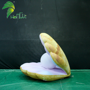 Tùy Chỉnh Đầy Màu Sắc Seashell <span class=keywords><strong>Inflatable</strong></span> <span class=keywords><strong>Float</strong></span> Vỏ Trôi Với Ánh Sáng LED Cho Biển Chủ Đề Trang Trí - Product Image 4