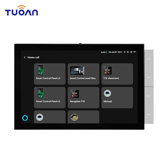 2026 New Tuya Smart Home Control Panel Max 10.1 Inch Screen with Bluetooth Zigbee Gateway Built-in Building Intercom