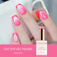 Vente en gros de vernis à ongles gel UV Cat Eye pour manucure et utilisation en salon logo personnalisable couleur gel réfléchissant