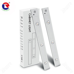 <span class=keywords><strong>Sensor</strong></span> de movimiento negro 3 colores regulable Usb tipo C recargable bajo luces Led para gabinete - Product Image 1