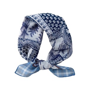Cotton Linen <b>Square</b> <b>Scarf</b> 58cm Breathable Soft Artistic Decorative For Women Spring Autumn Summer Hair Covering - Product Image 5