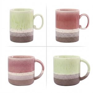 Custom Logo 350ml Reactive Glaze Ceramic Coffee <b>Mug</b> Speckled Artisan Pottery Gift <b>Box</b> Dishwasher Microwave Safe Home Cafe - Product Image 4