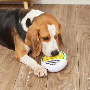 Zen Pupper Deckies Parodia Perro Juguete Cigarrillo Felpa Squeaky Arrugado Sonido Divertido Perro Juguete Drool Mint - Product Image 5