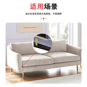 <b>Sofa</b> Metal Buckle 12cm Chrome Plated Steel Connector Furniture Hardware Accessory - Product Image 5